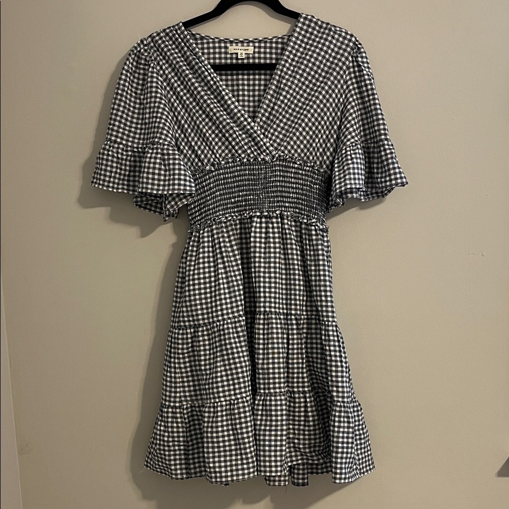 Max Studio Gingham Checkered Dress